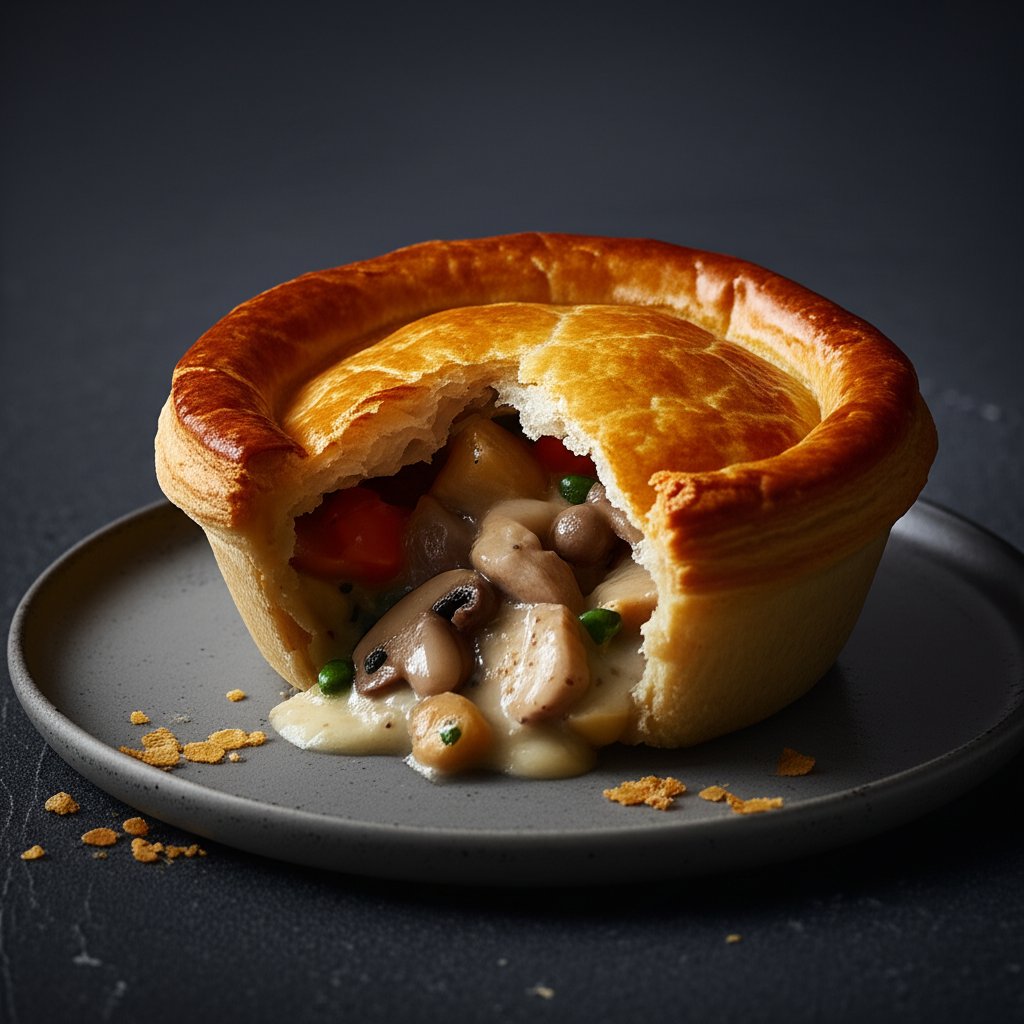 Gourmet Chicken & Wild Mushroom Pie