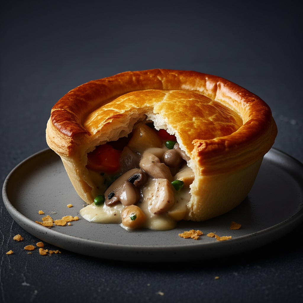 Gourmet Chicken & Wild Mushroom Pie