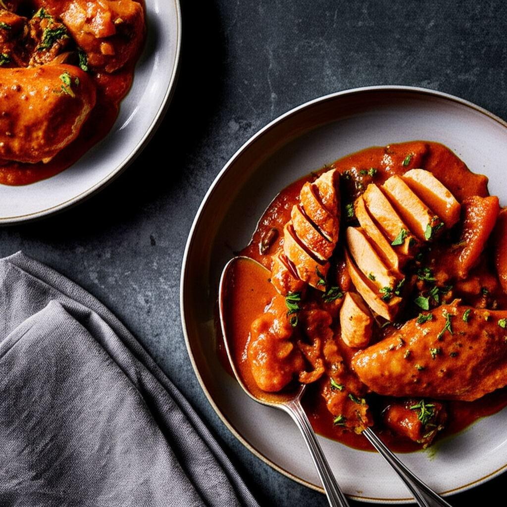 Authentic Italian Chicken Cacciatore - Serves 2