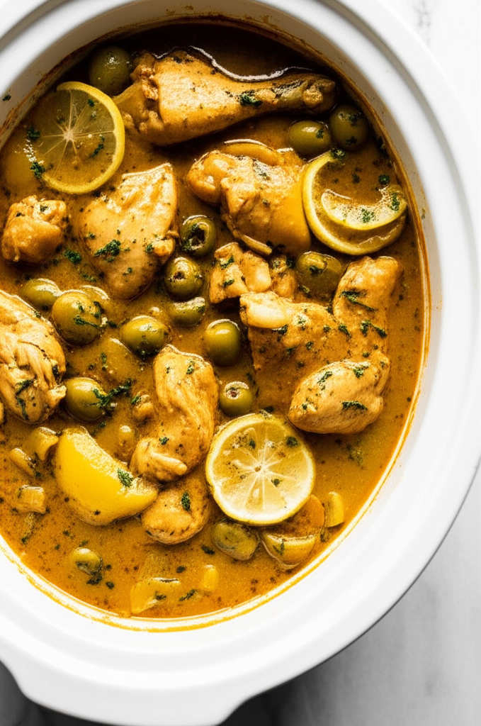 Moroccan Chicken Stew with Preserved Lemon