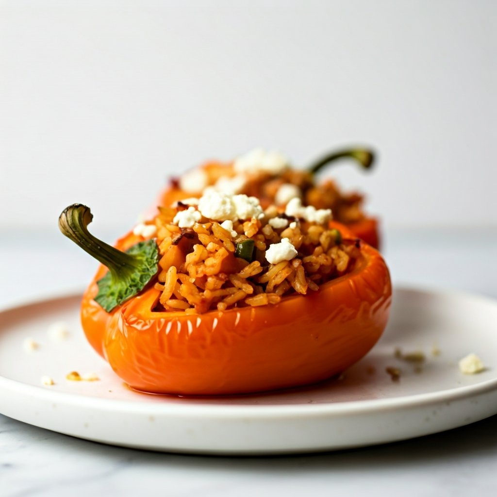 Mediterranean Stuffed Bell Peppers