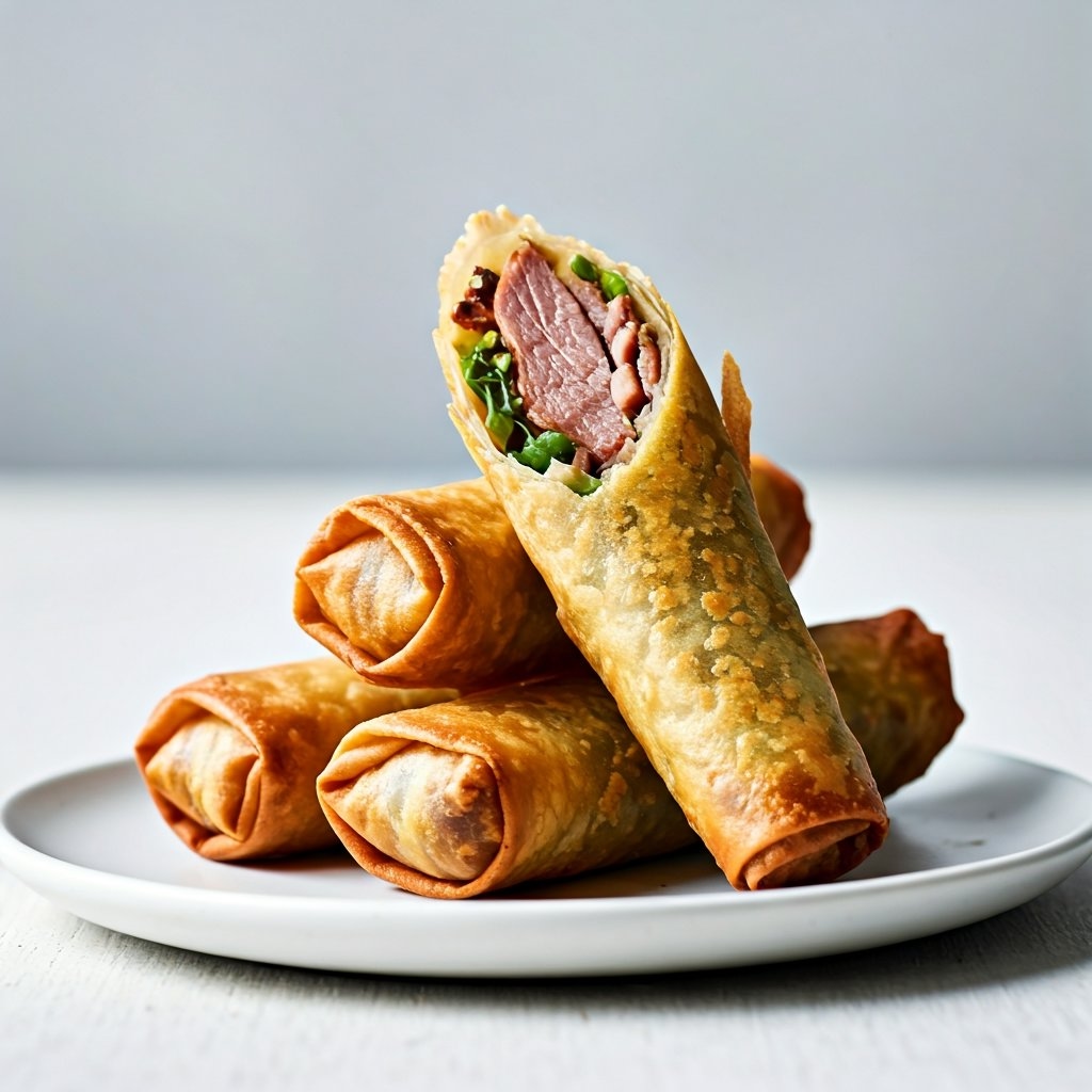 Crispy Duck Spring Rolls