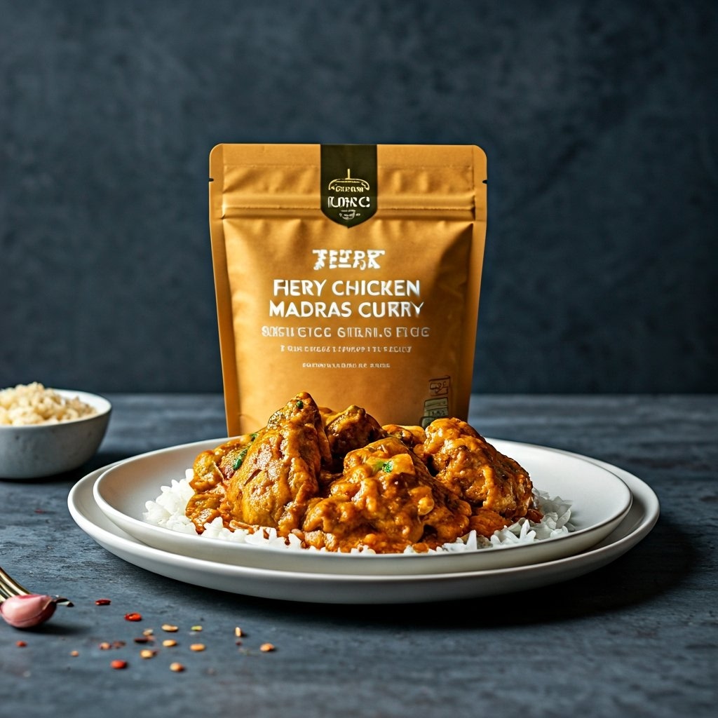 Fiery Chicken Madras Curry - Serves 2