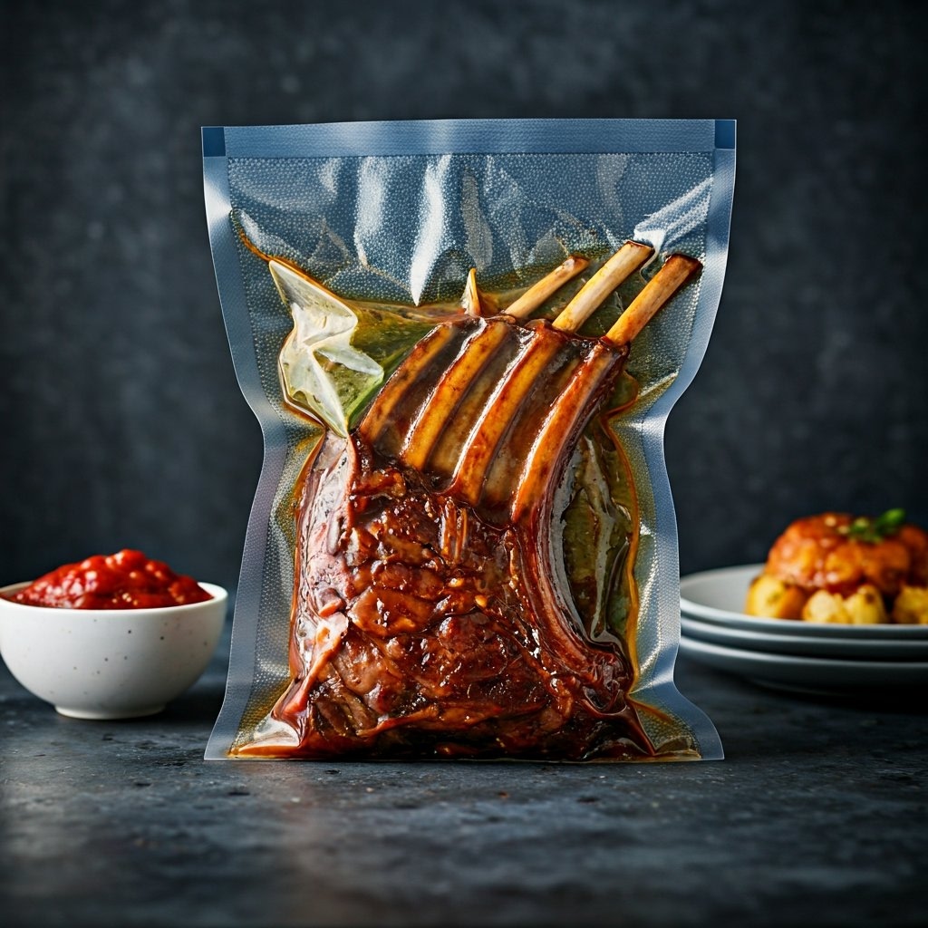 Smoked BBQ Lamb Ribs