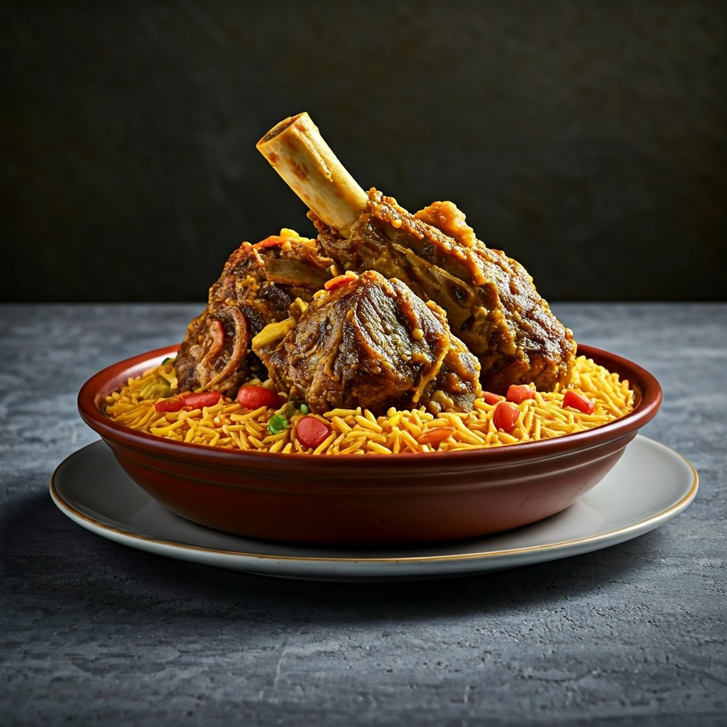 Emirati Lamb Machboos - Aromatic Gulf Feast