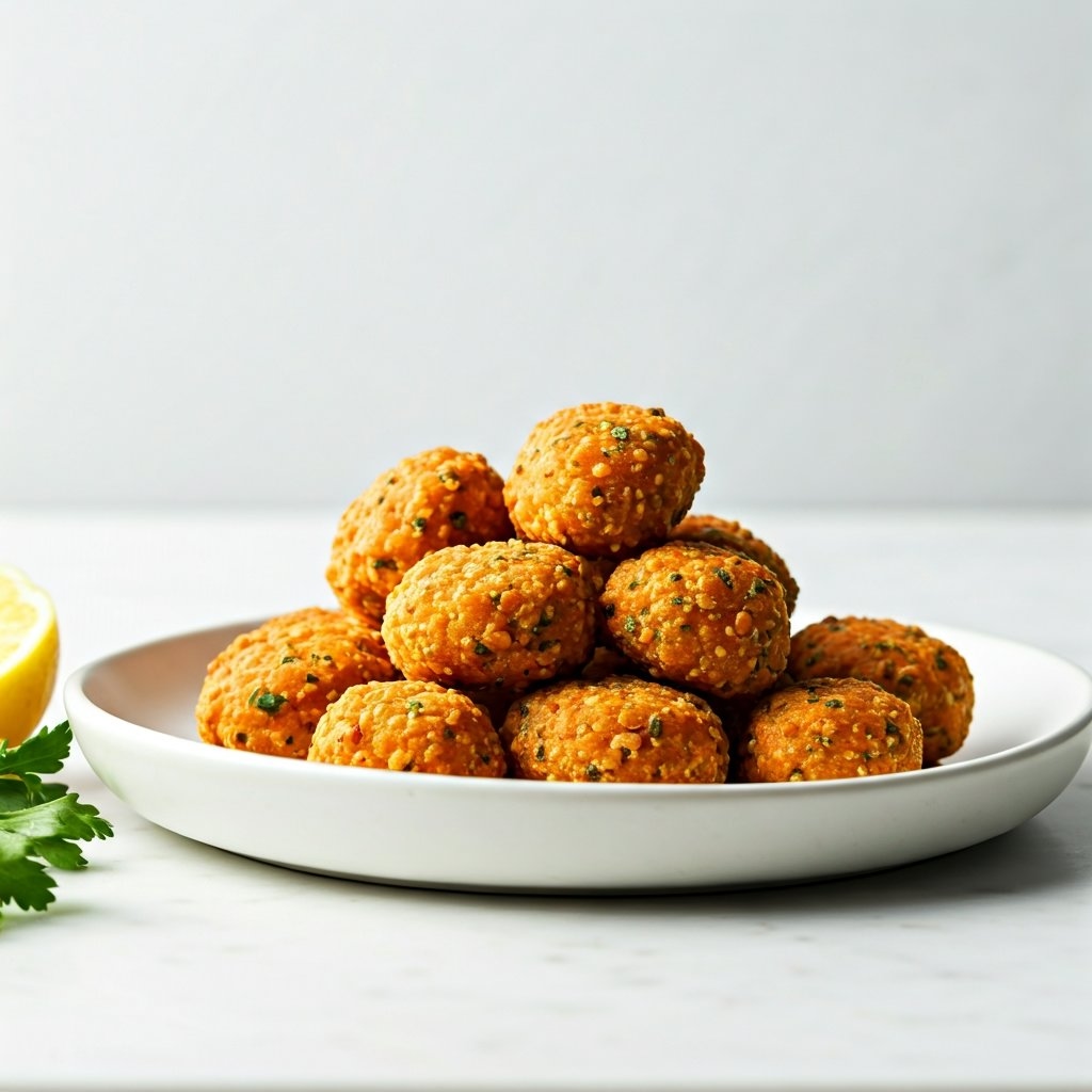 Lemon Herb Air Fryer Salmon Bites